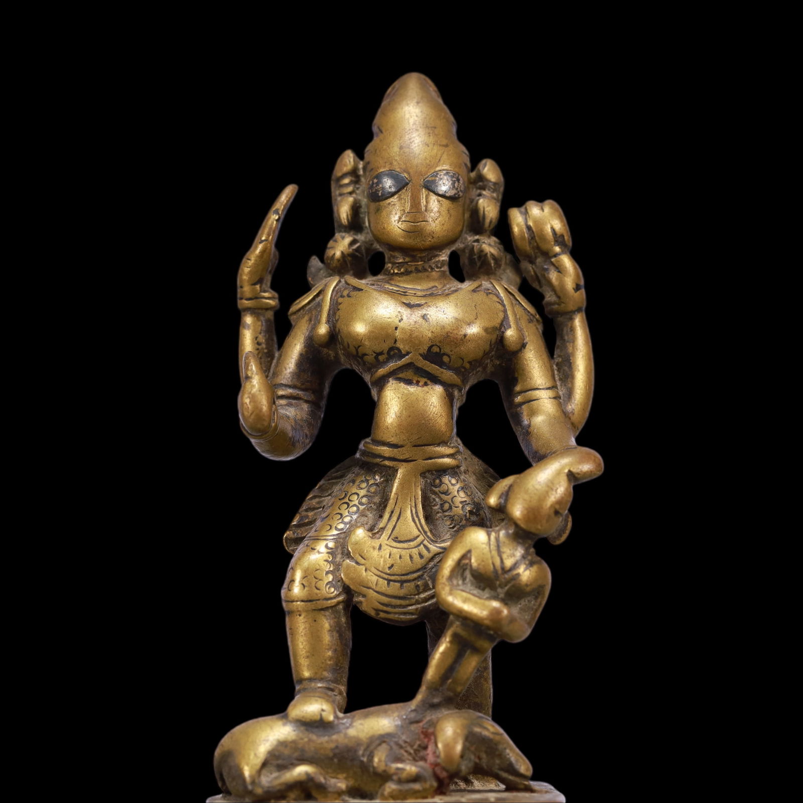 A Exquisite Gilt Bronze Buddha statue - 2