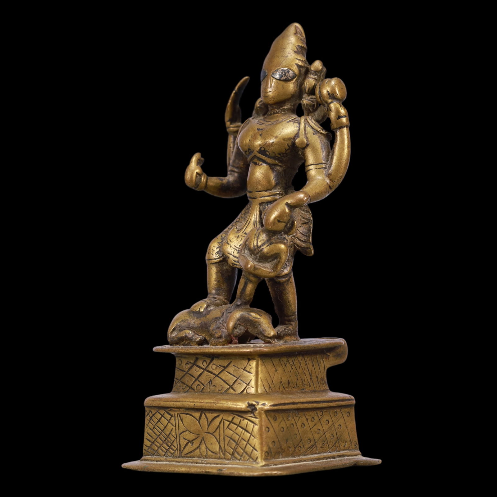A Exquisite Gilt Bronze Buddha statue - 3