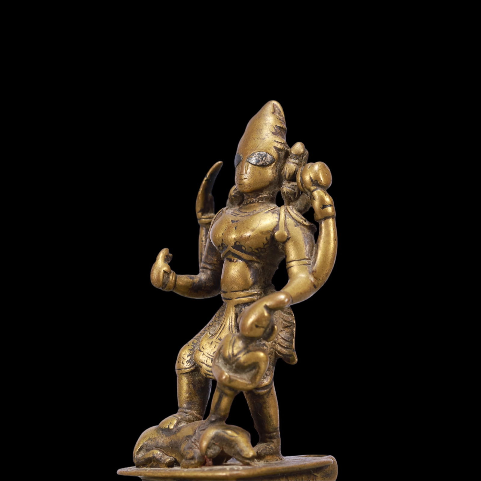 A Exquisite Gilt Bronze Buddha statue - 4