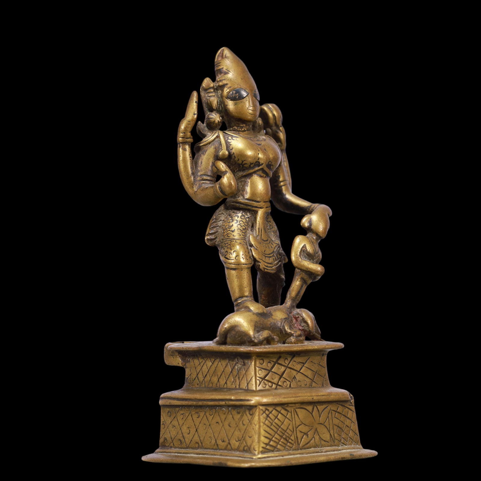 A Exquisite Gilt Bronze Buddha statue - 5