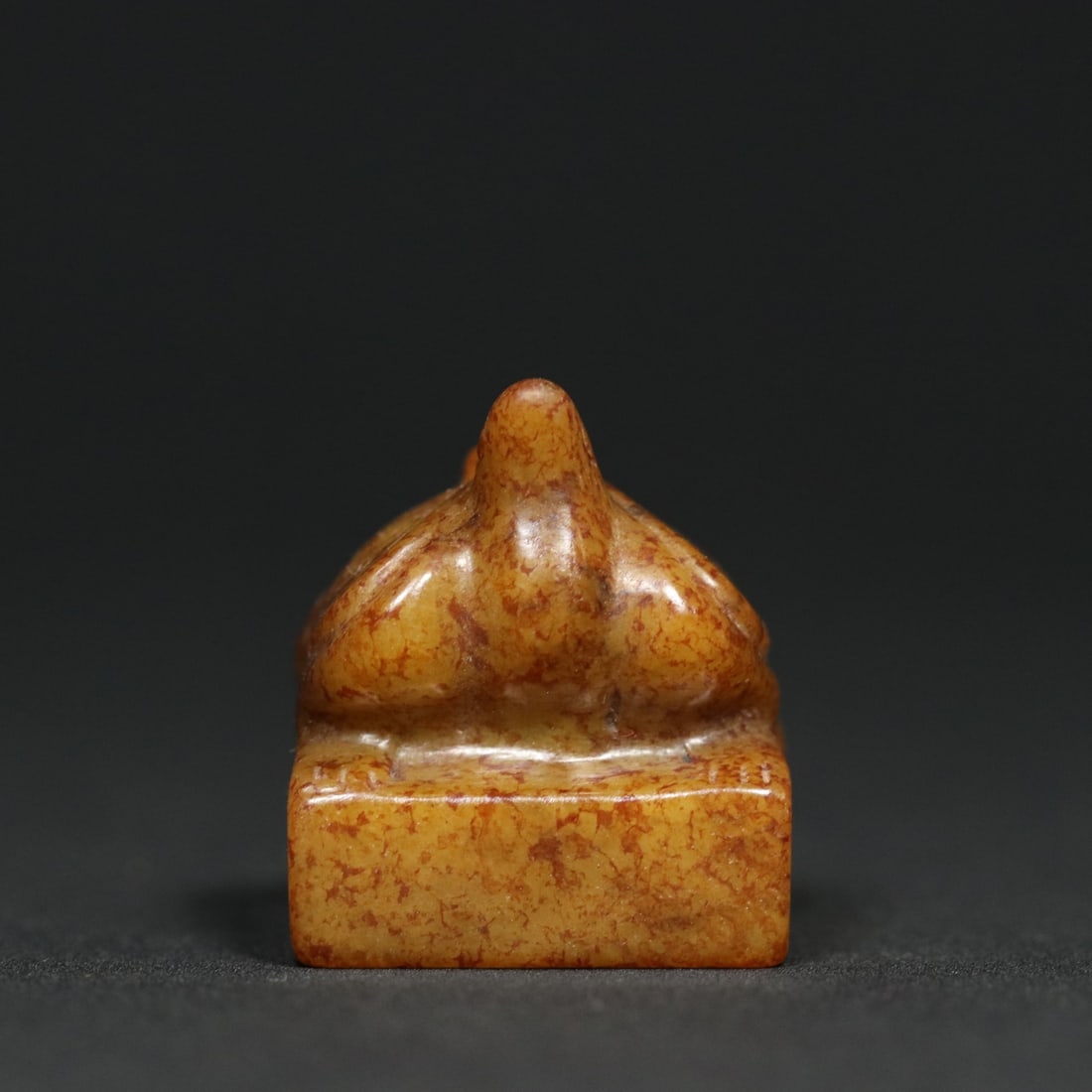 An Exquisite White Jade Turtle Seal - 4