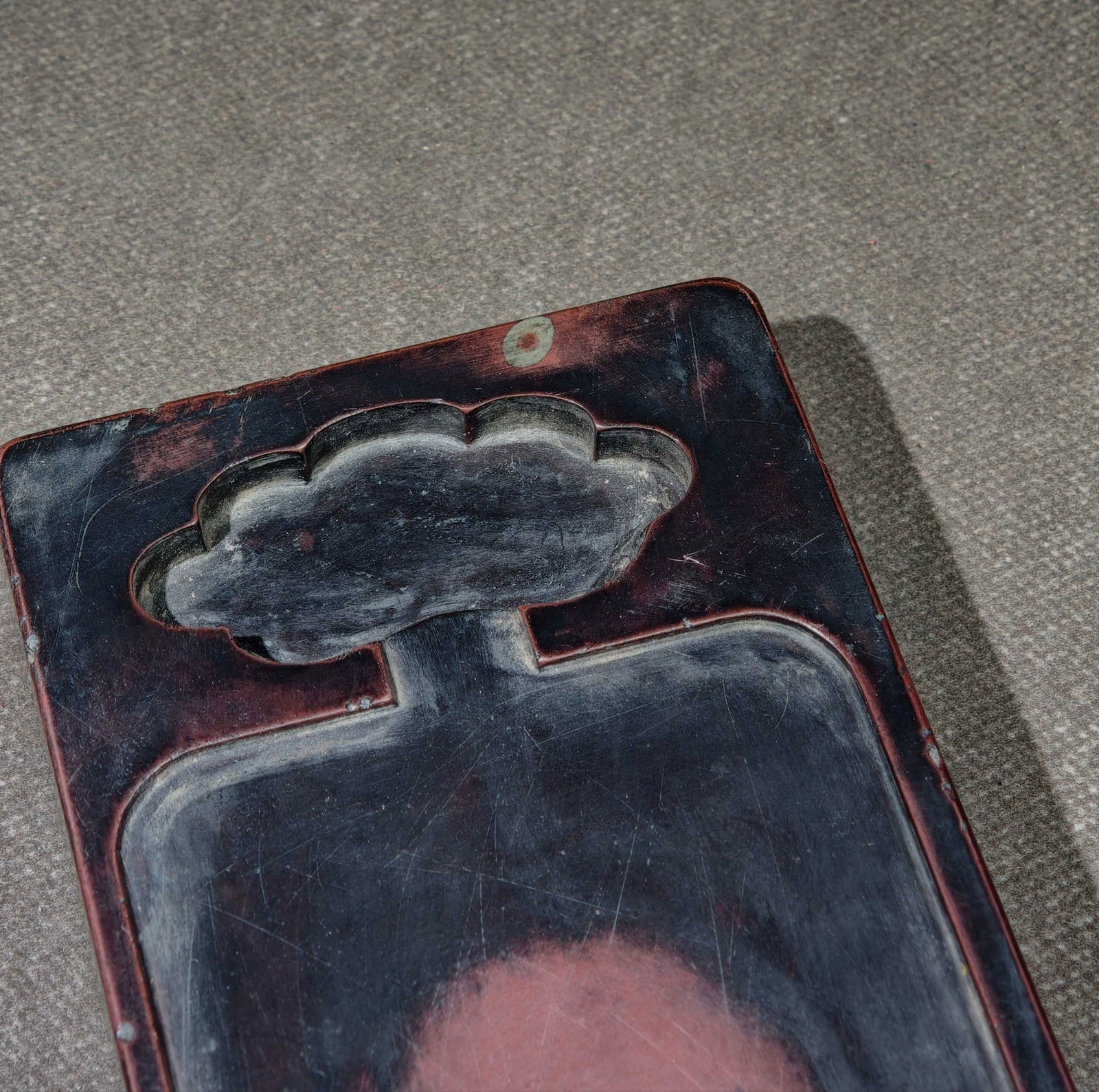 An Exquisite with poem Inkstone - 5