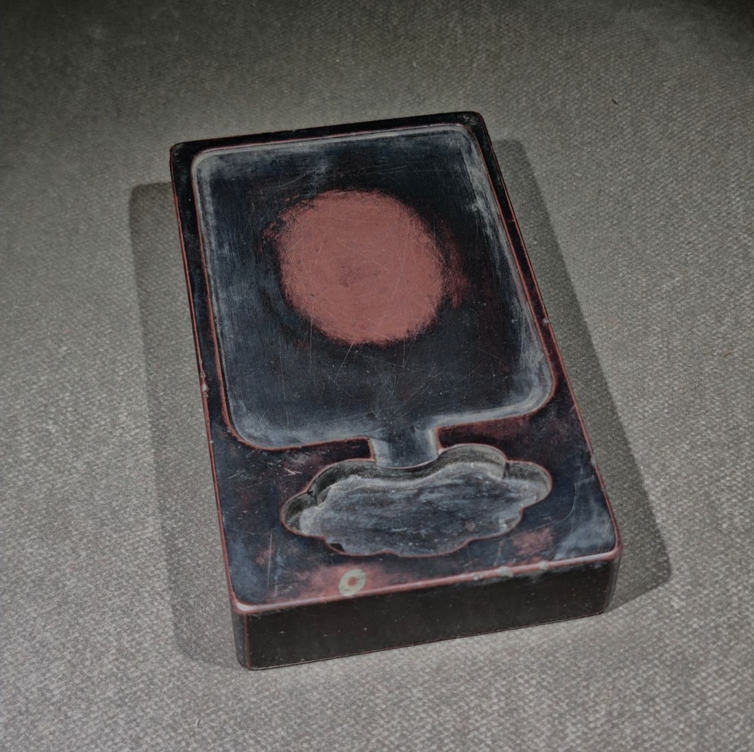 An Exquisite with poem Inkstone - 6