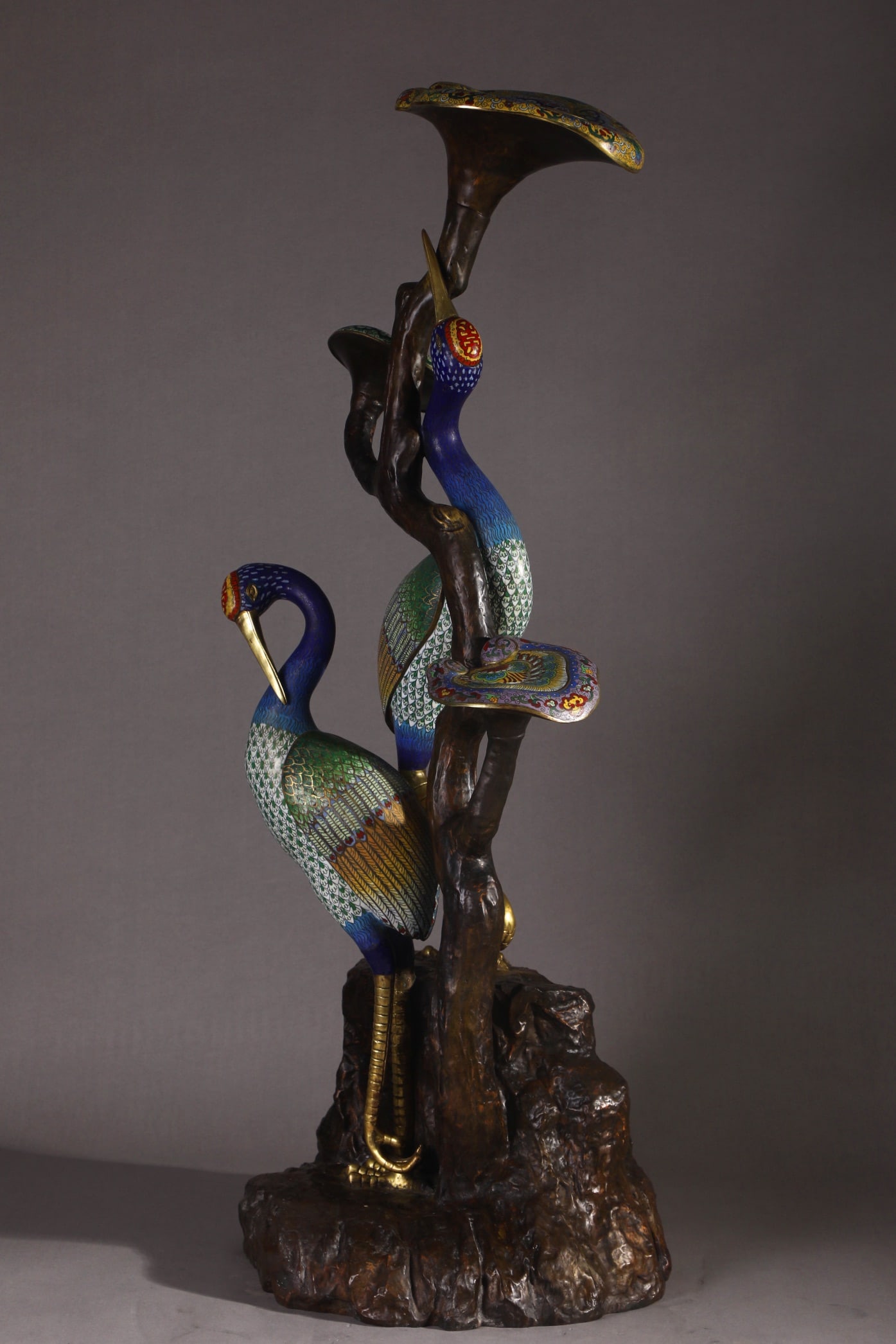 An Exquisite Cloisonne Crane Ornament - 2