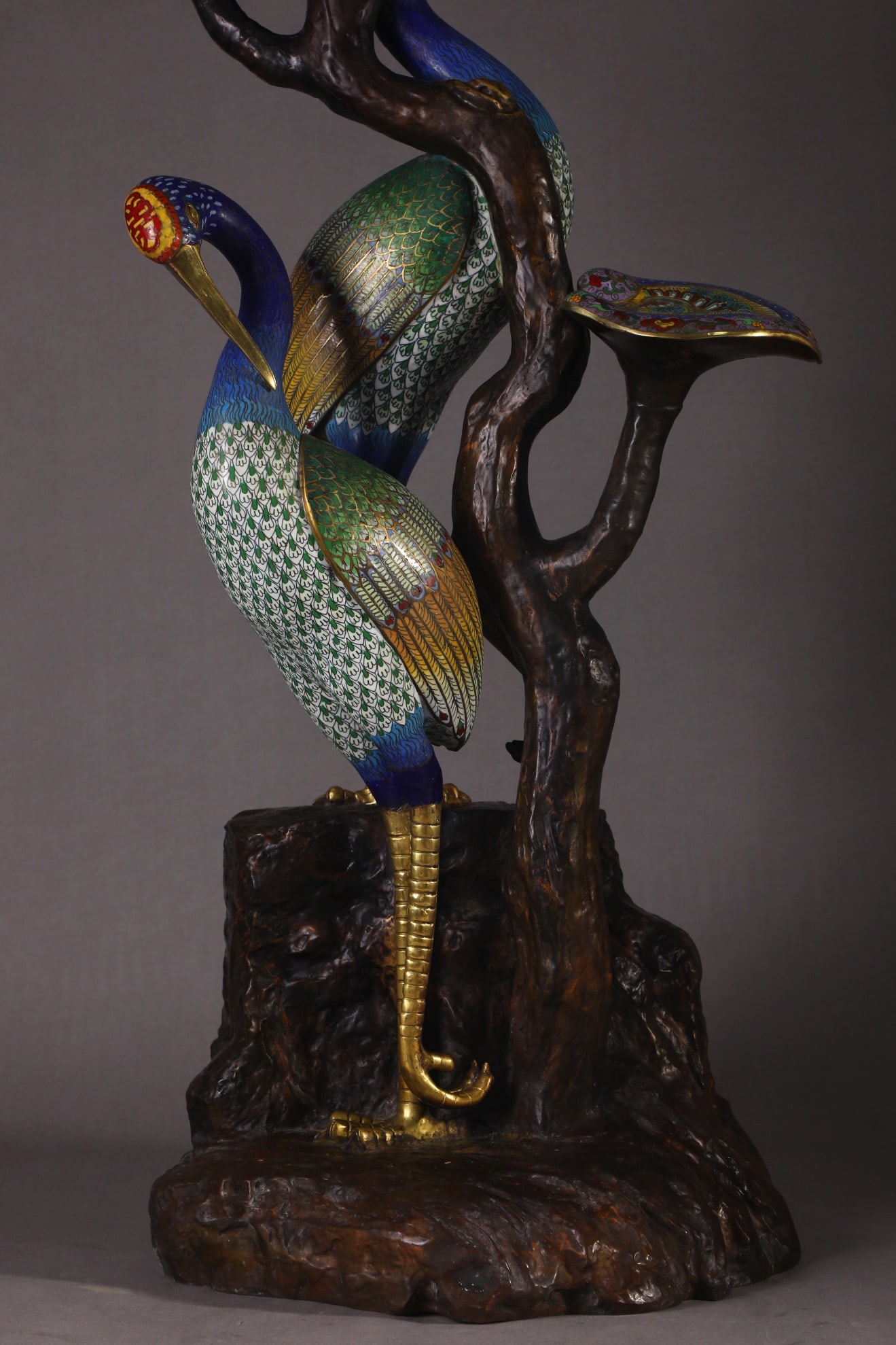 An Exquisite Cloisonne Crane Ornament - 5