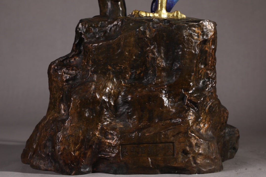 An Exquisite Cloisonne Crane Ornament - 8