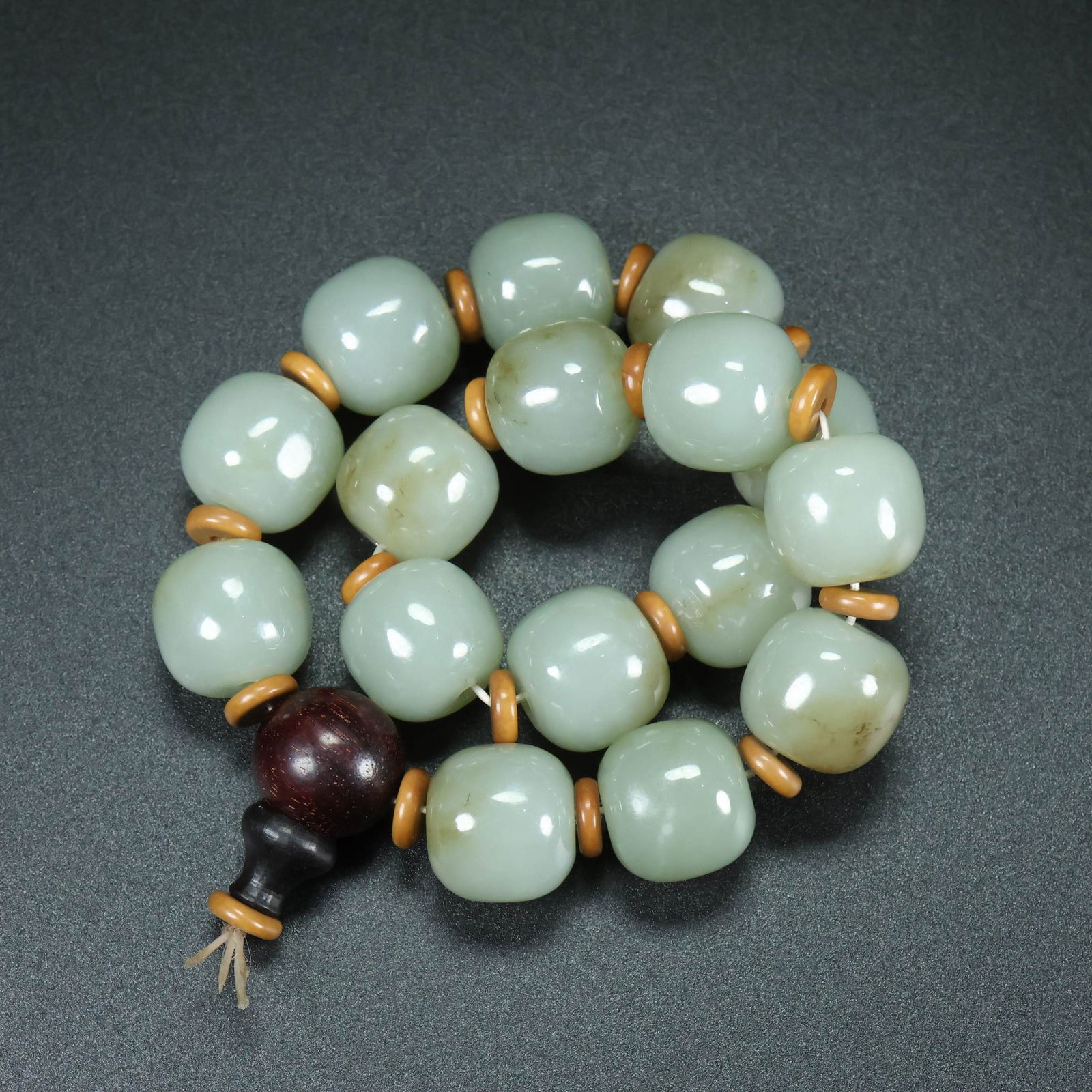 An Exquisite White Jade Bracelets - 8