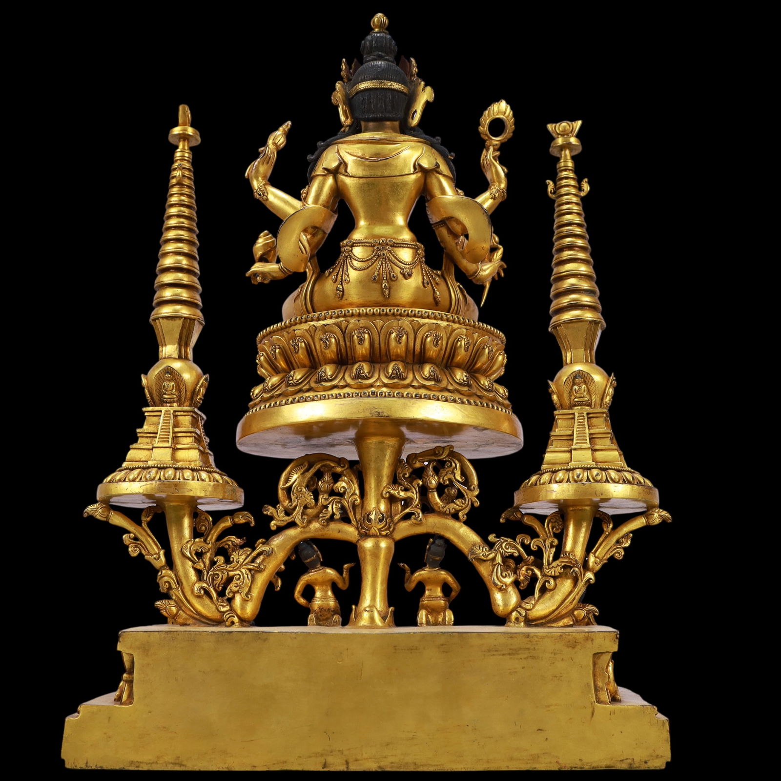 A Exquisite Gilt Bronze Buddha statue - 9