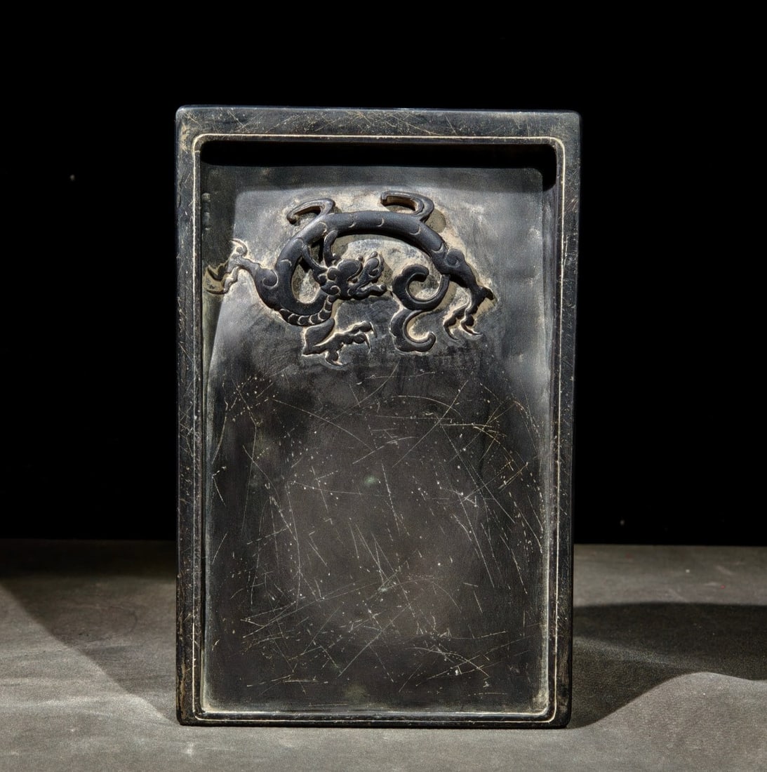 An Exquisite Dragon Pattern with poem Inkstone: An Exquisite Dragon Pattern with poem Inkstone Chen botao Size:17.6cmx11.4cmx2cm (The Dimensions Of All Batches Are Manually Measured.If You Need More Detailed Information, Please Contact Our Customer