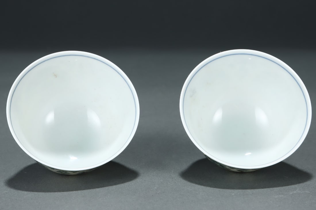 An Exquisite Doucai Lotus Pattern Dragon Pattern Cup - 6