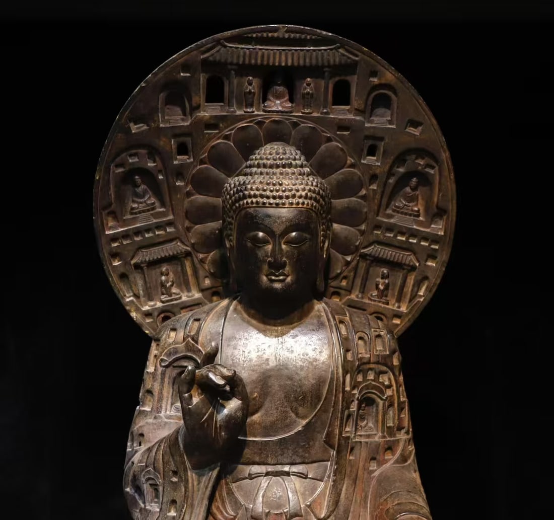 A Exquisite Limestone Buddha statue Ornament - 4