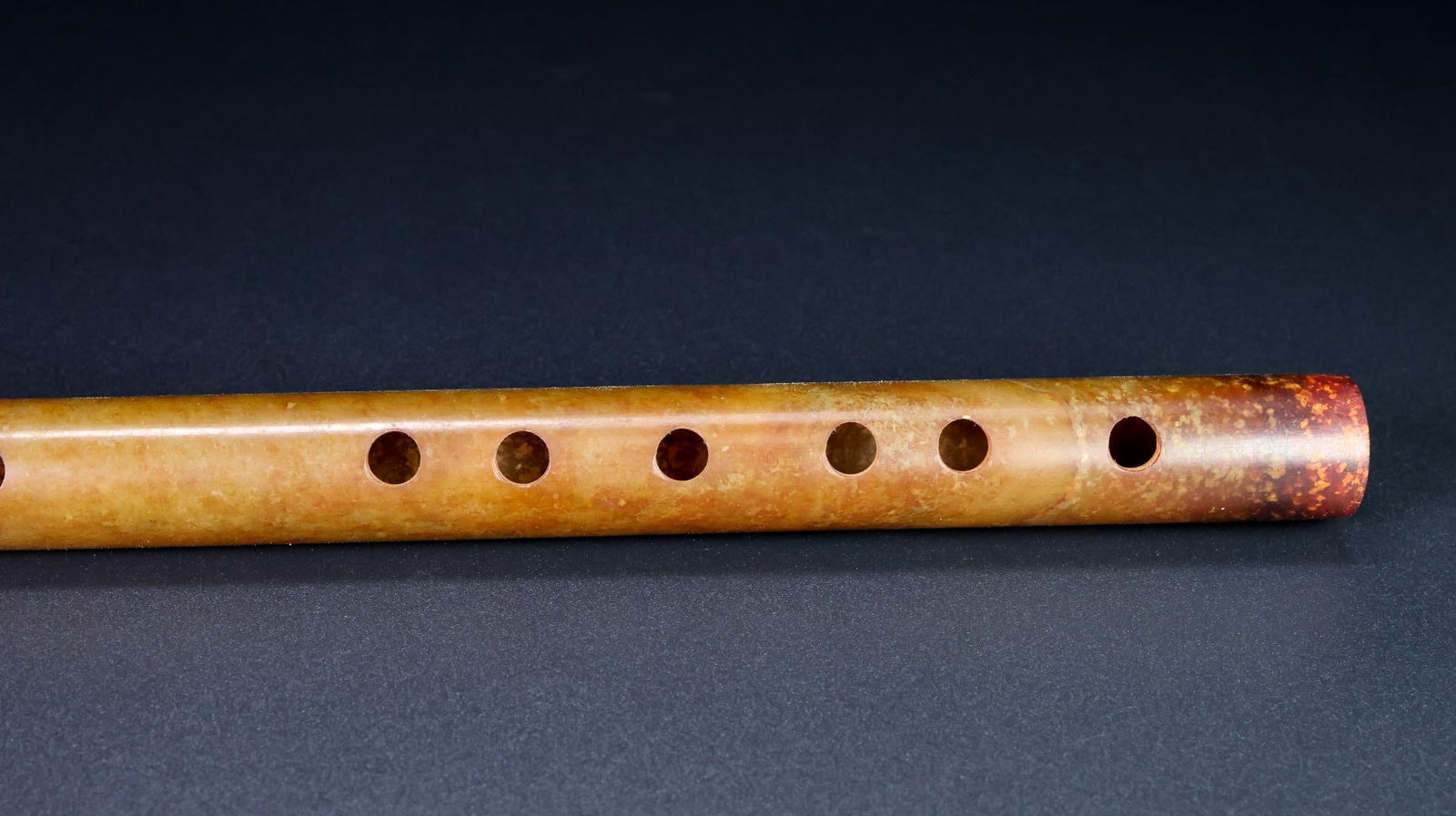 An Exquisite White Jade Flute - 2