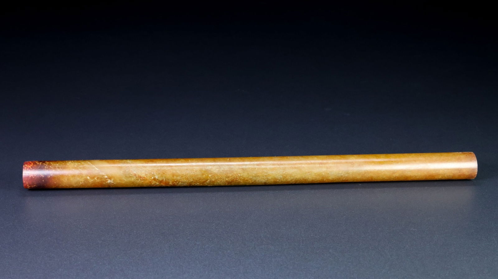 An Exquisite White Jade Flute - 6