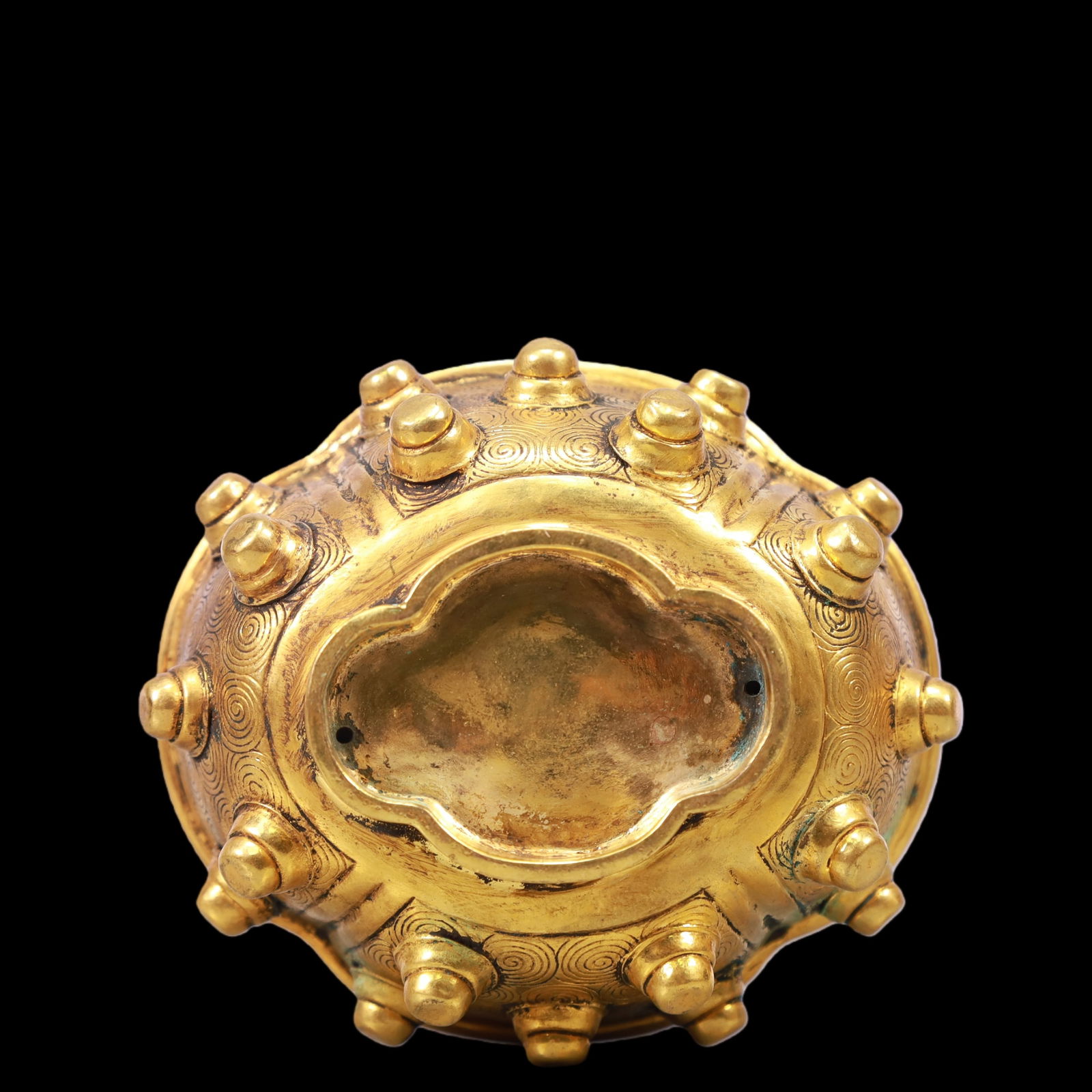 A Exquisite Gilt Bronze Auspicious Beast Pattern Cup - 9