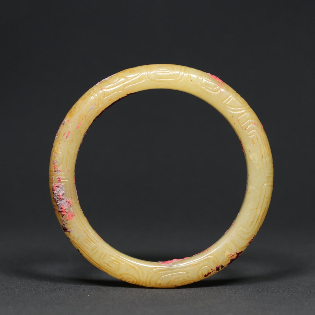 An Exquisite White Jade Dragon Pattern Bracelets - 2