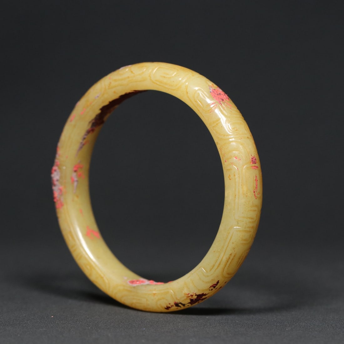 An Exquisite White Jade Dragon Pattern Bracelets - 3