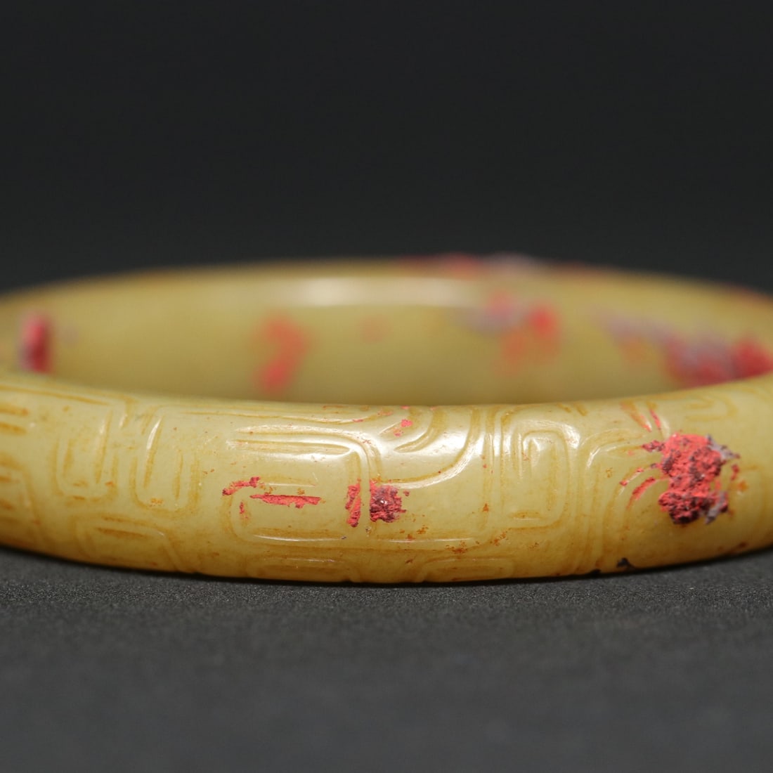 An Exquisite White Jade Dragon Pattern Bracelets - 7