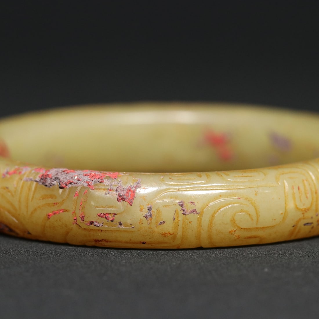 An Exquisite White Jade Dragon Pattern Bracelets - 8