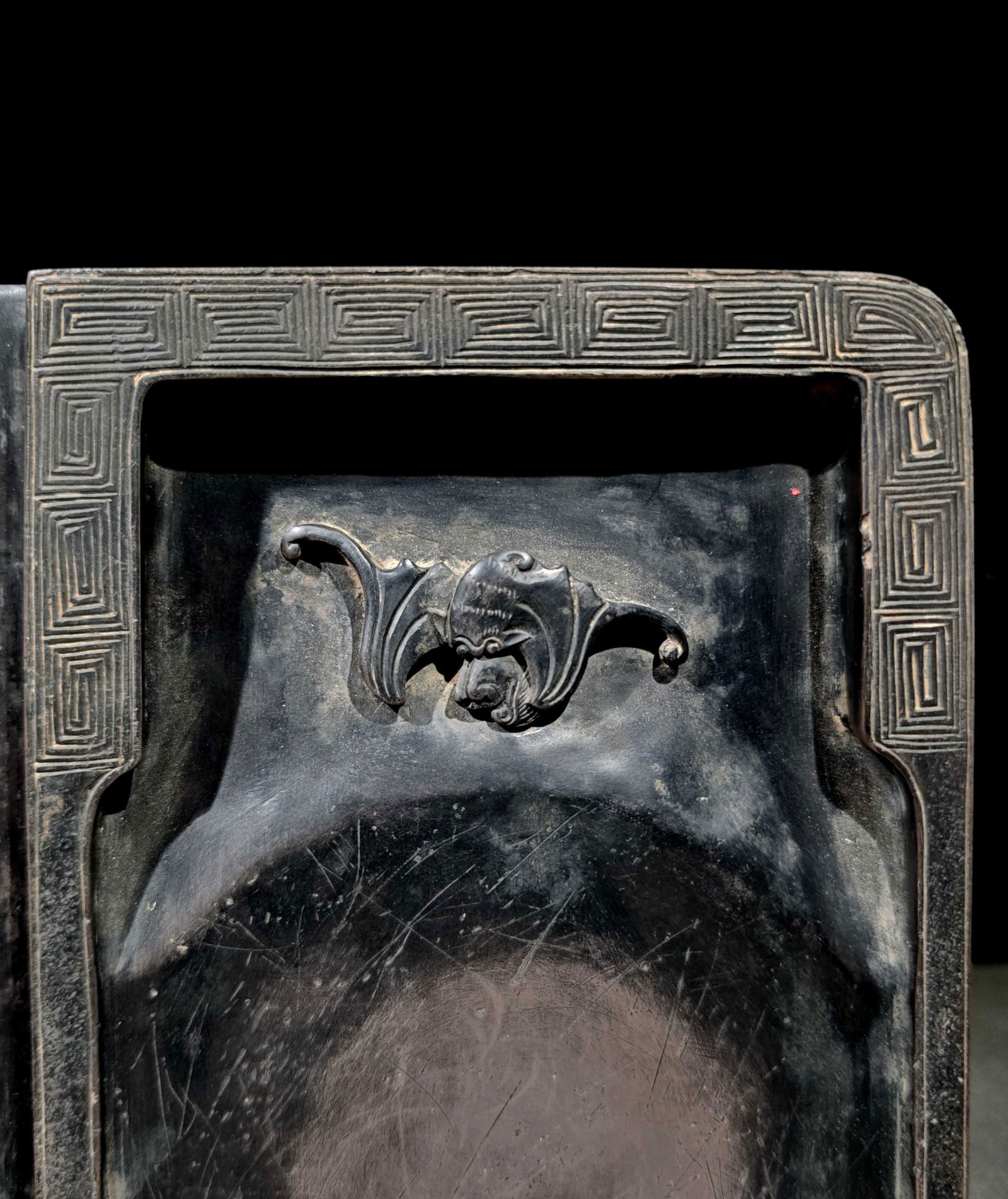 An Exquisite Bats Pattern Inkstone - 4