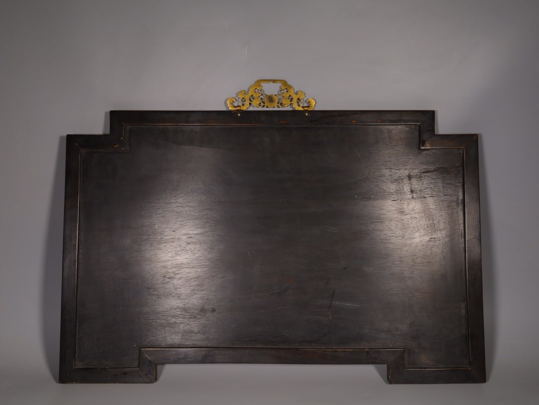 An Exquisite Cloisonne Flower Pattern Hanging Panel - 9