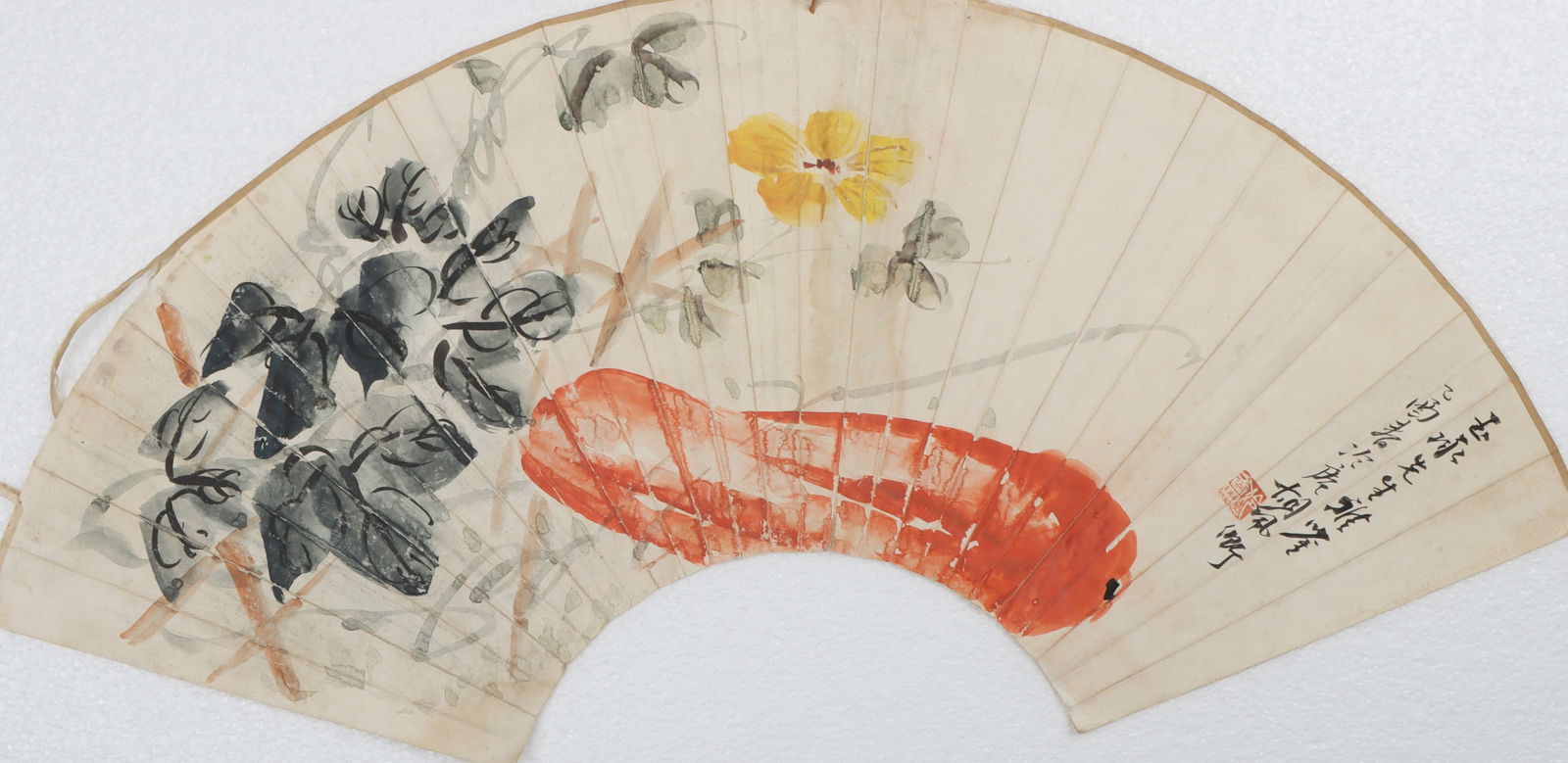 An Fabulous Chinese Ink Flower and Fruit By Paper: An Fabulous Chinese Ink Flower and Fruit By Paper Hu peiheng Size:62cmx22cm (The Dimensions Of All Batches Are Manually Measured.If You Need More Detailed Information, Please Contact Our Customer