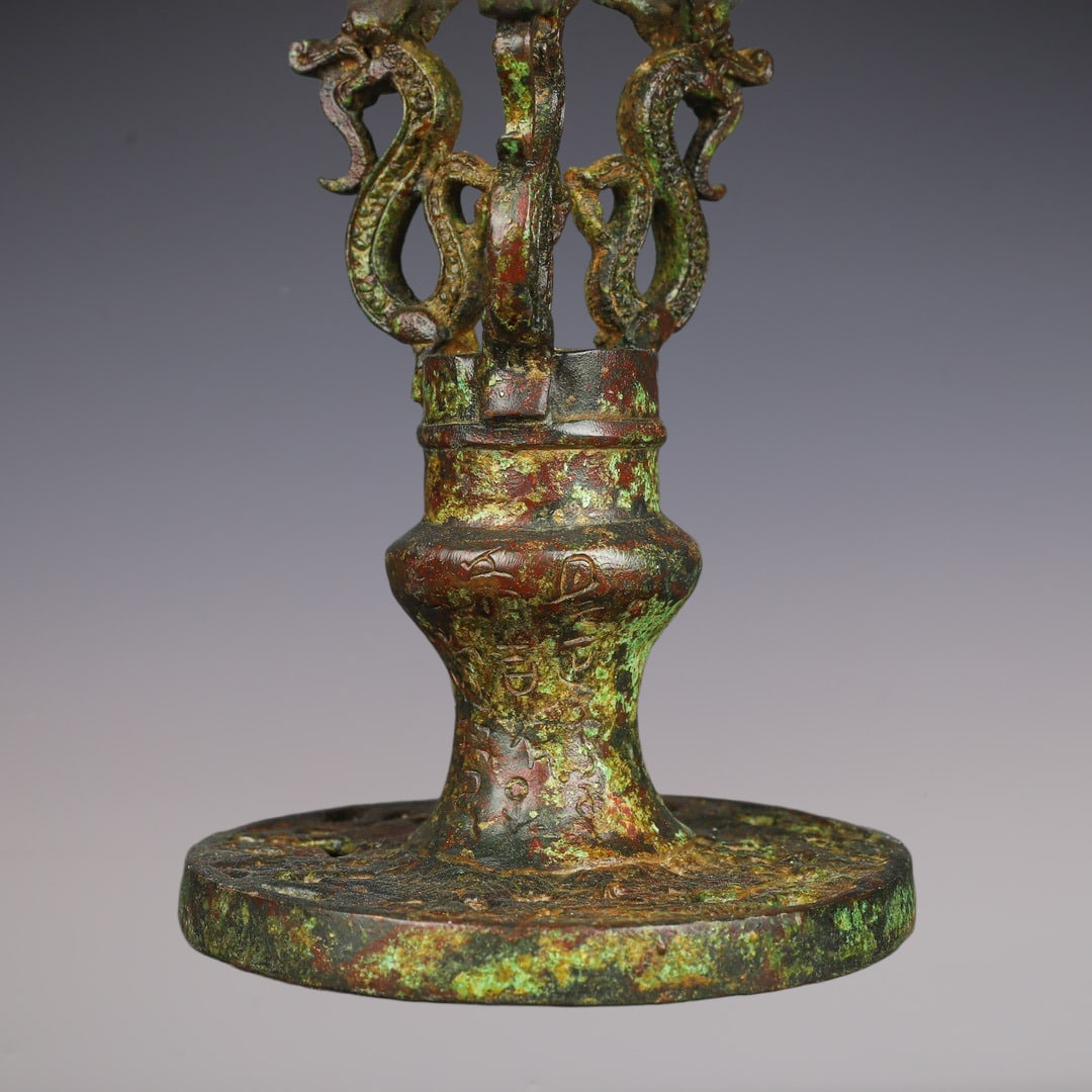 An Exquisite Bronze Beast-Face Pattern Censer - 3