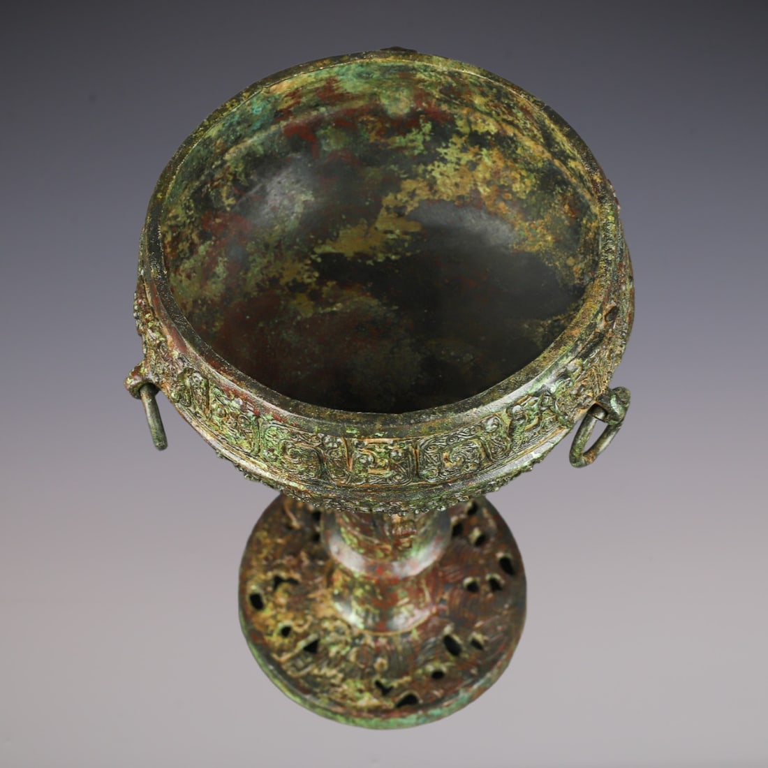 An Exquisite Bronze Beast-Face Pattern Censer - 8