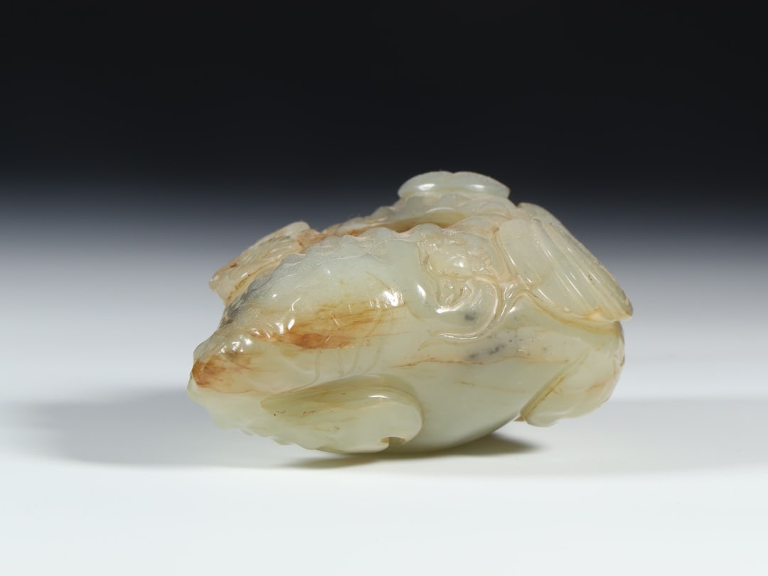 An Exquisite White Jade Water Pot - 4