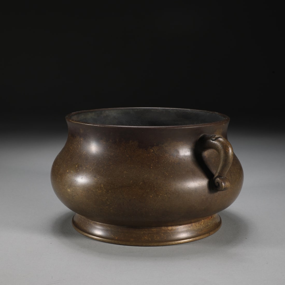 An Exquisite Bronze Double-Ears Censer - 2