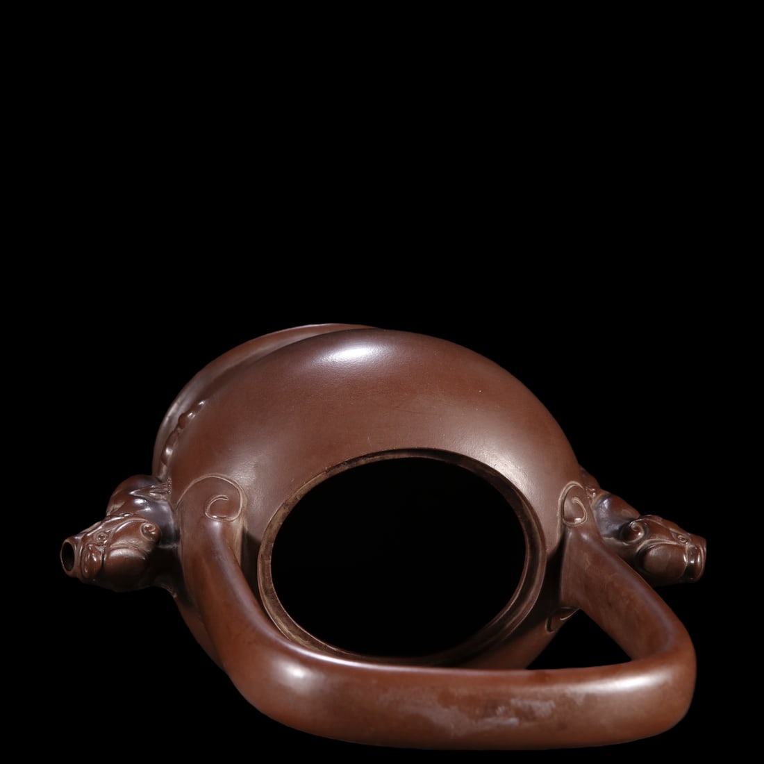 An Exquisite Purple Sands Auspicious Beast Pattern Ewer - 8