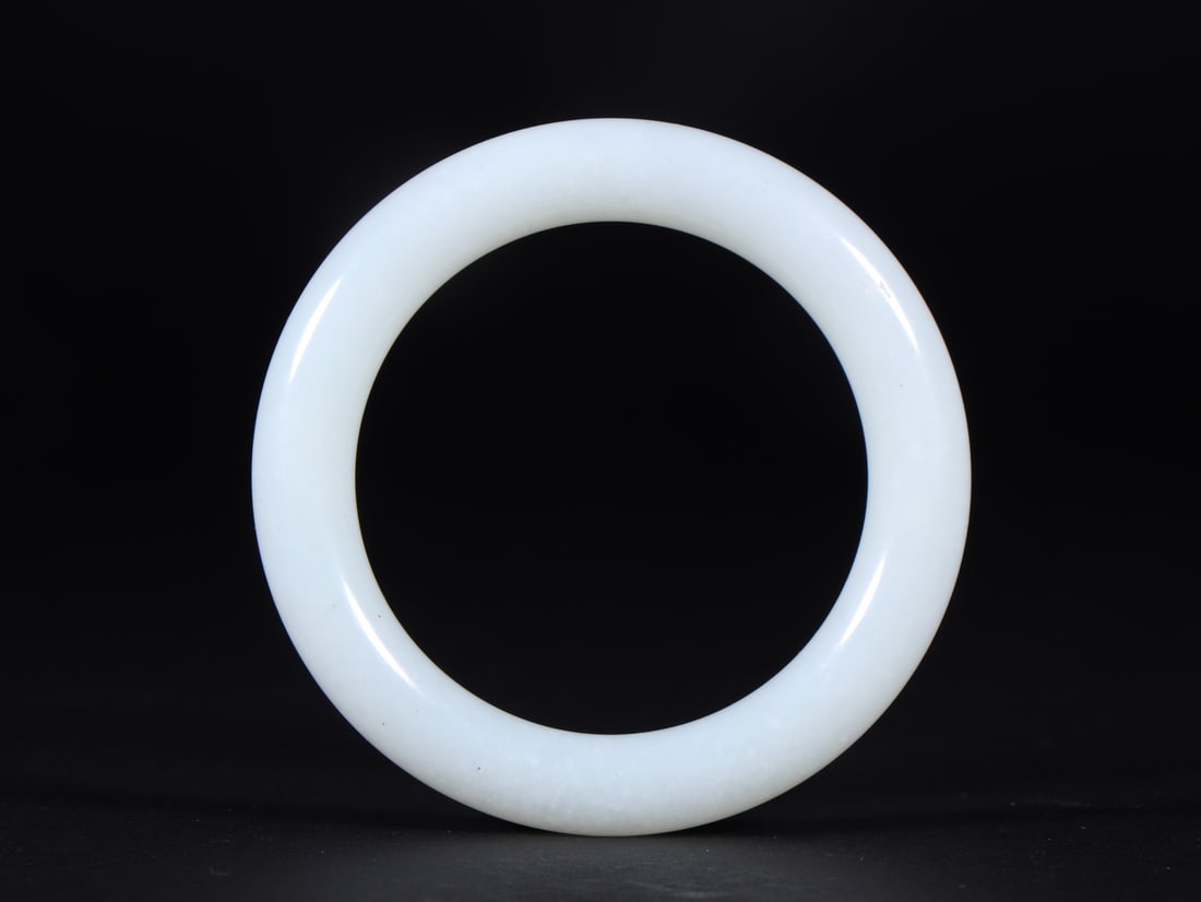 An Exquisite White Jade Bracelets - 8