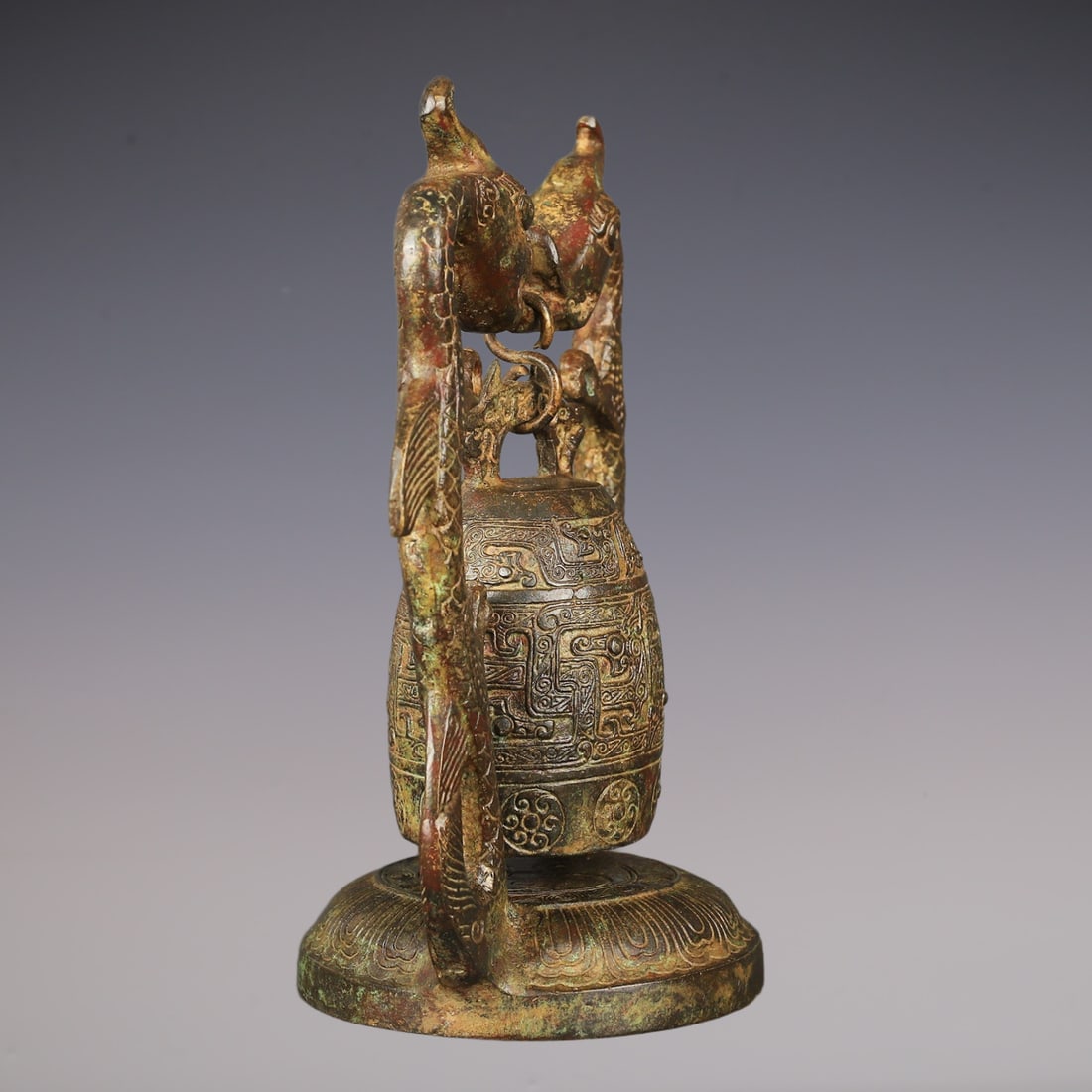 An Exquisite Bronze Dragon Pattern Ornament - 6