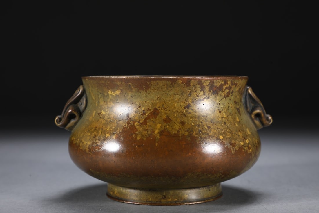 An Exquisite Bronze Double-Ears Censer - 3