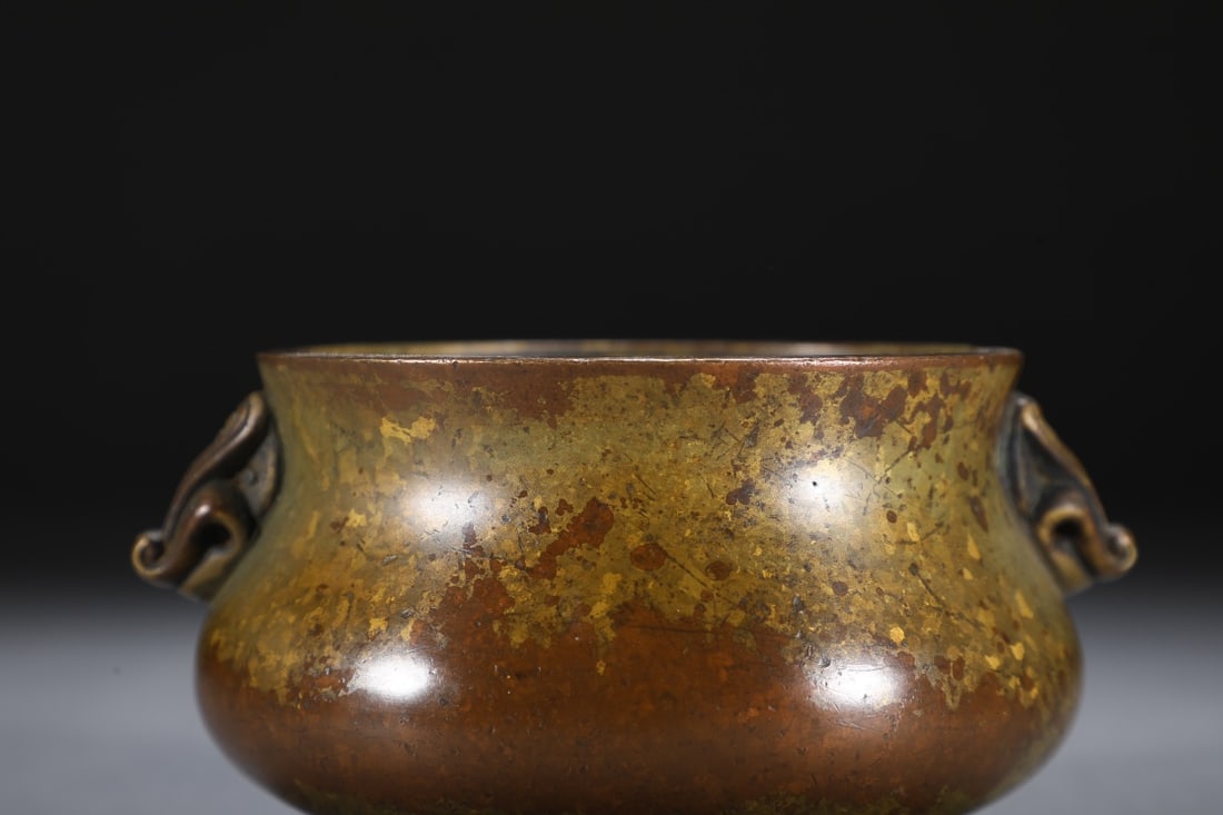 An Exquisite Bronze Double-Ears Censer - 5