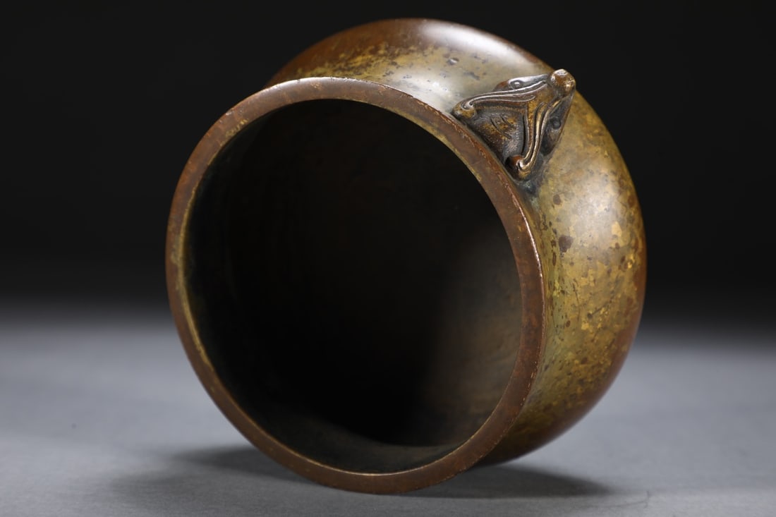 An Exquisite Bronze Double-Ears Censer - 6