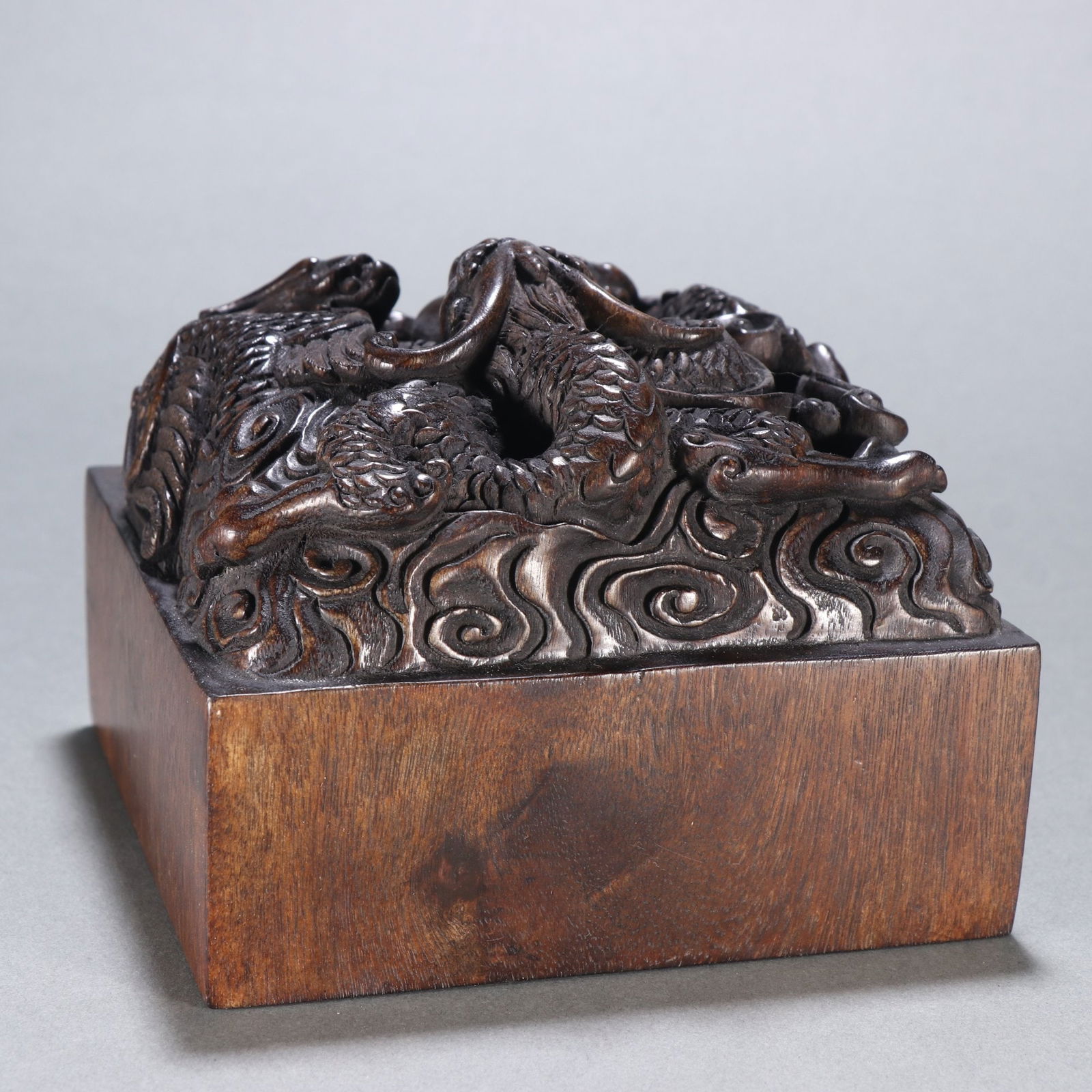 An Exquisite Eaglewood Dragon Pattern Seal - 5