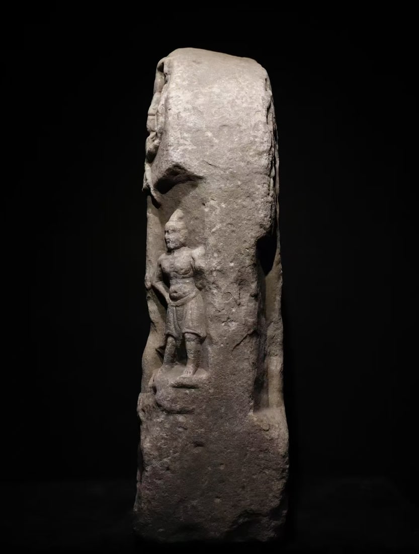 A Exquisite Marble Buddhist niche Ornament - 6