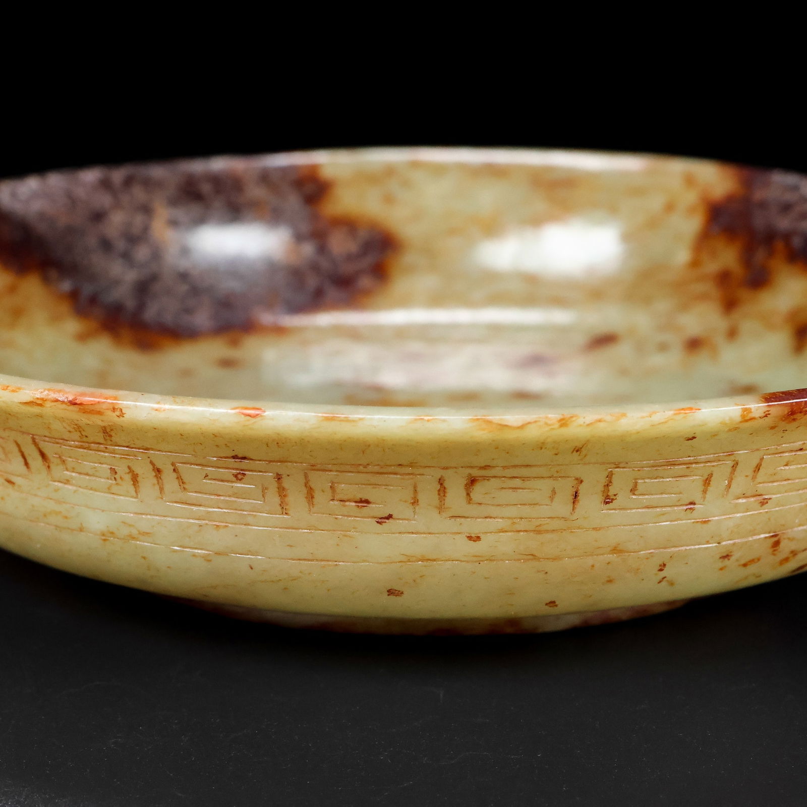 An Exquisite White Jade Plate - 6
