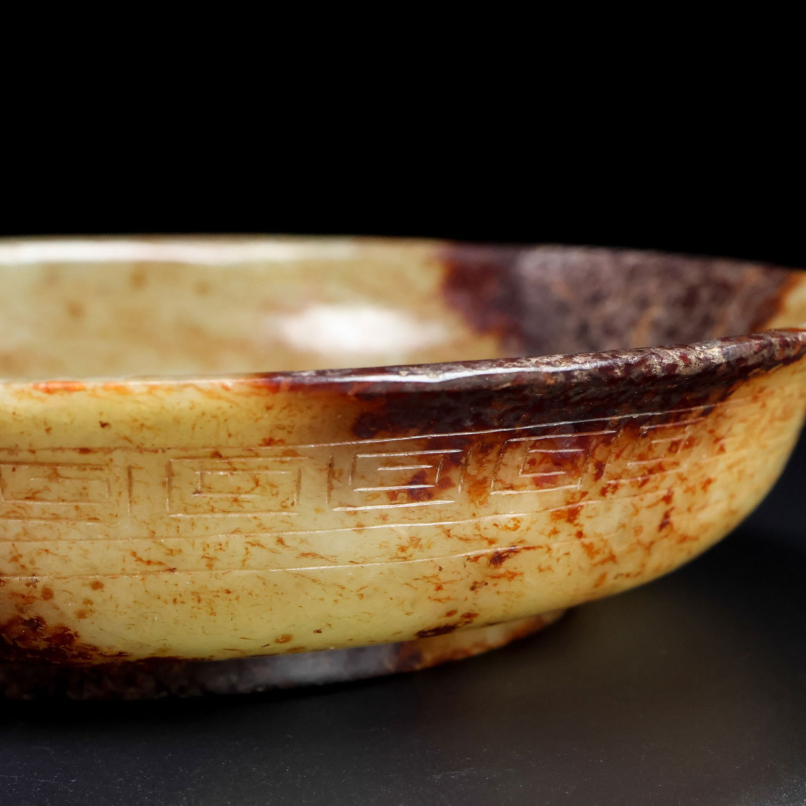 An Exquisite White Jade Plate - 7