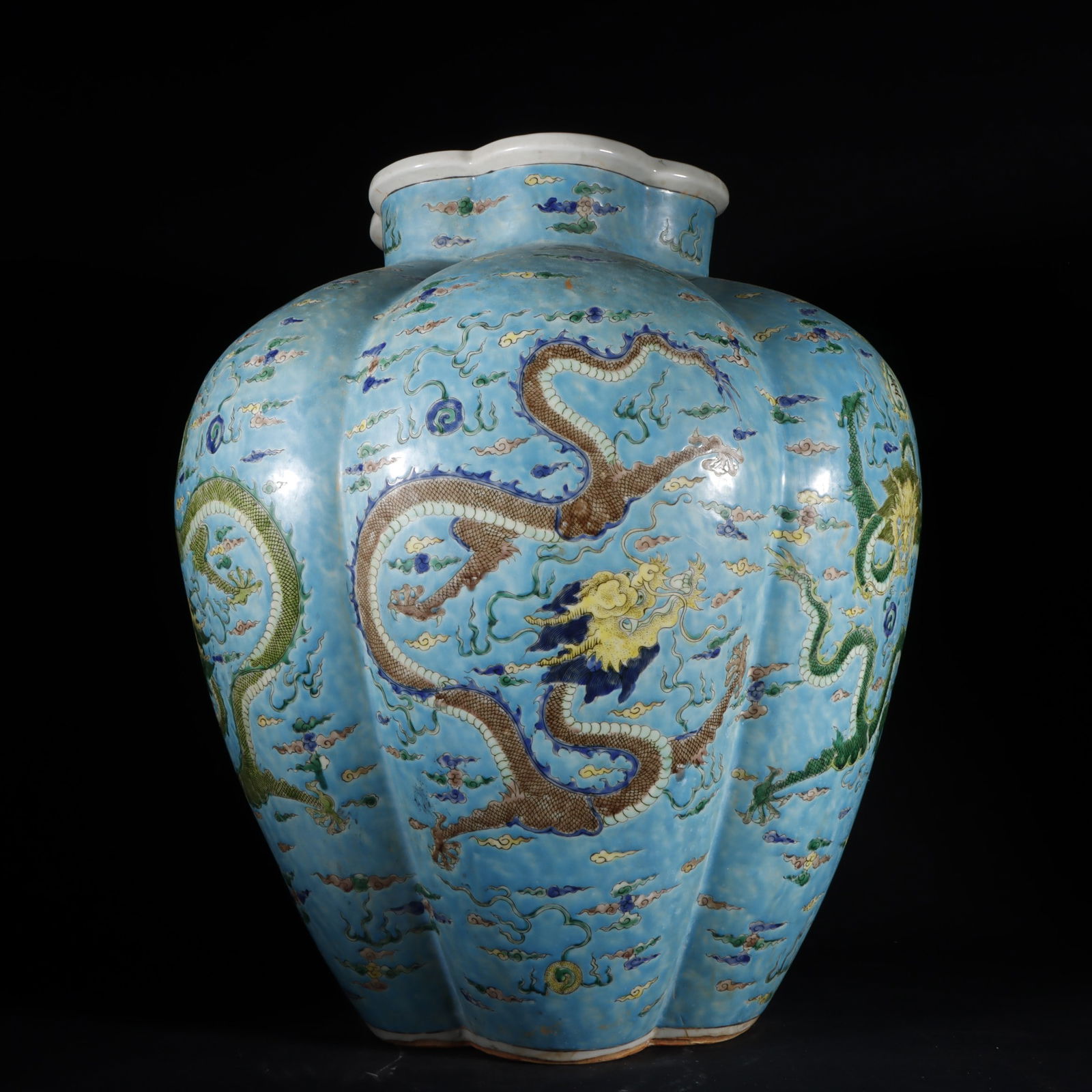An Exquisite Wucai Dragon Pattern Jar - 7