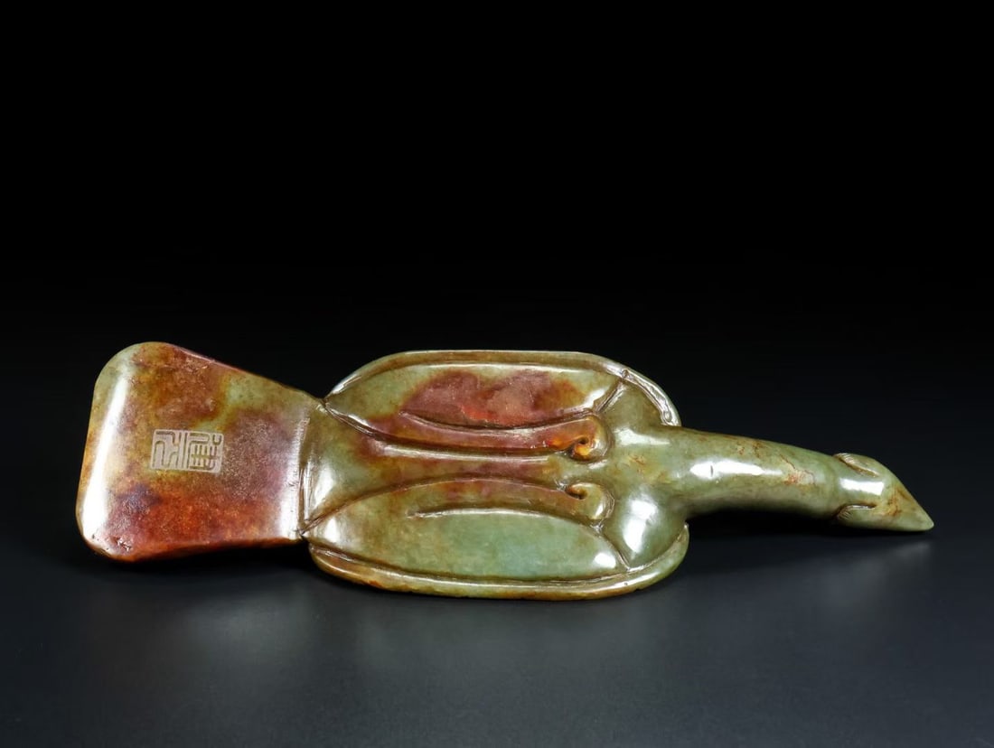 An Exquisite White Jade Bird Ornament - 9