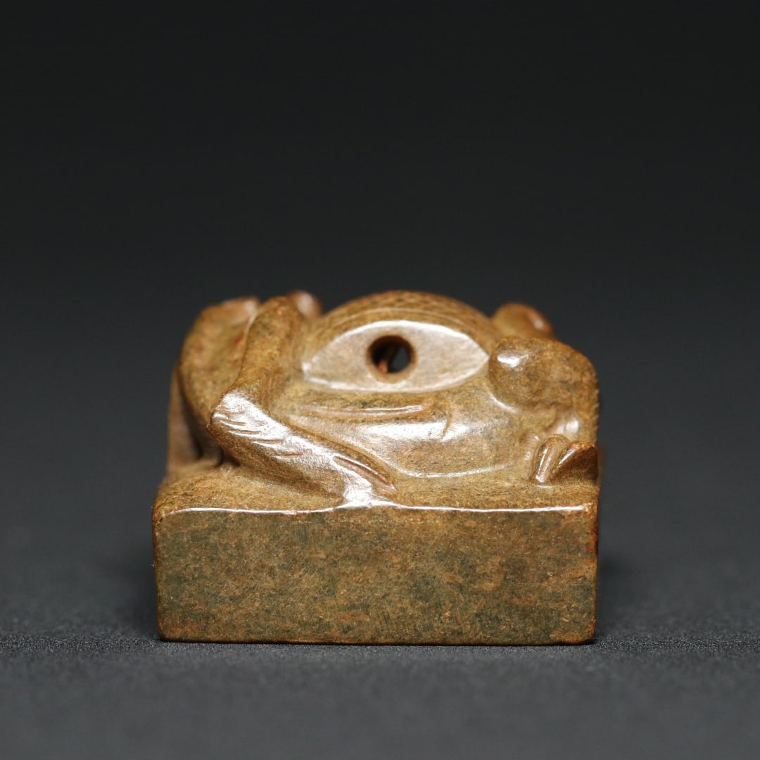 An Exquisite White Jade Dragon Pattern Seal - 8