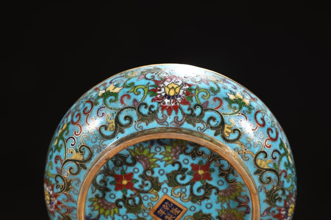 A Pair of Exquisite Cloisonne Lotus Pattern Dragon Pattern Box - 9