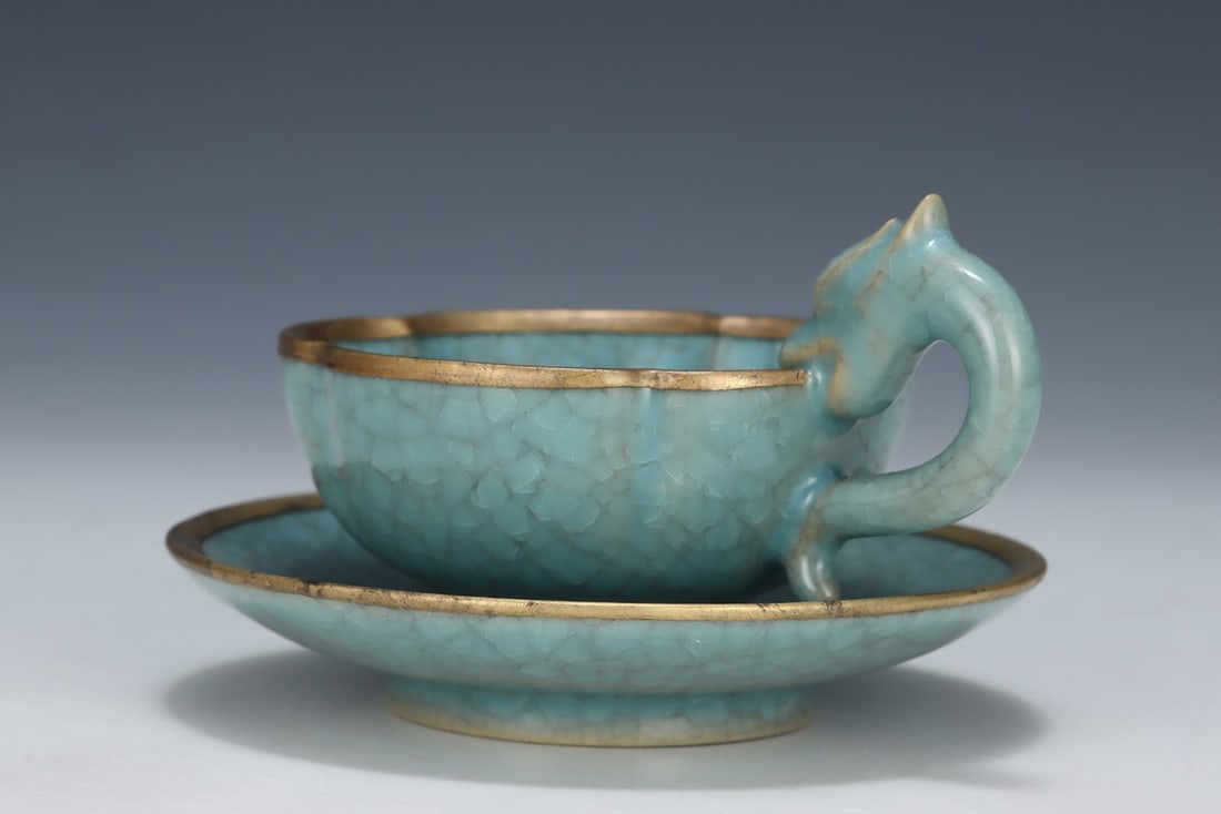 An Exquisite Ru yao Cup - 3