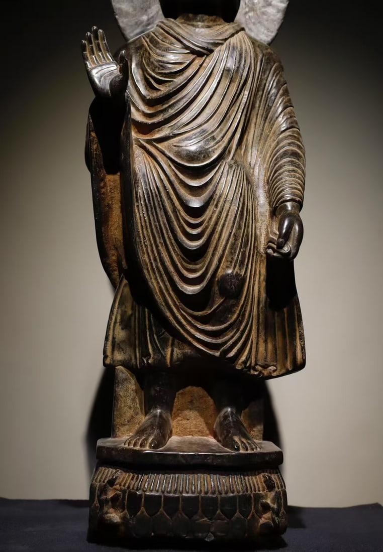 A Exquisite Limestone Grandhara Ornament - 6