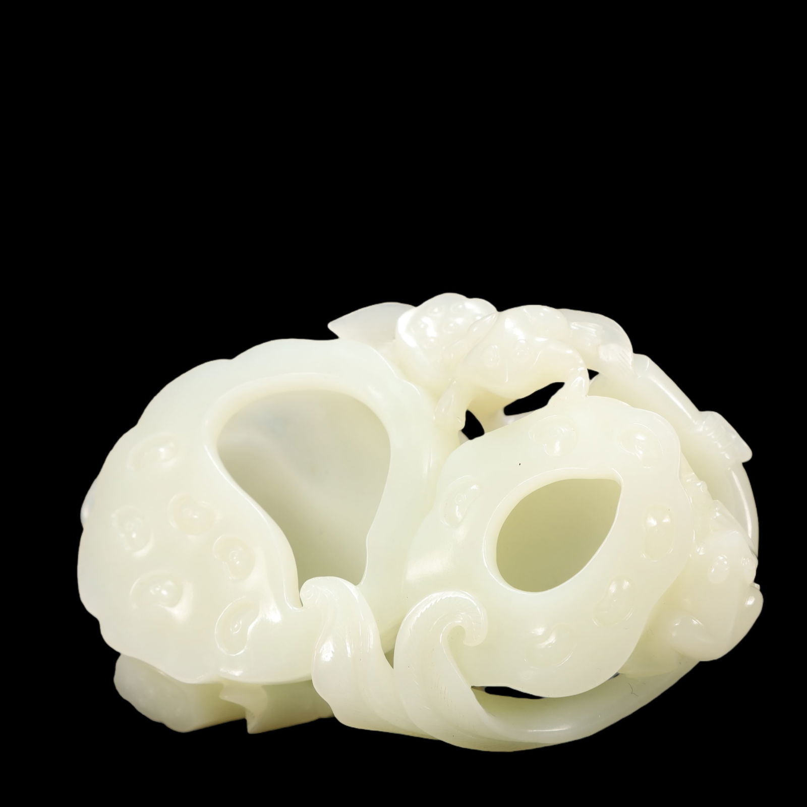 A Exquisite White Jade Water Pot - 3