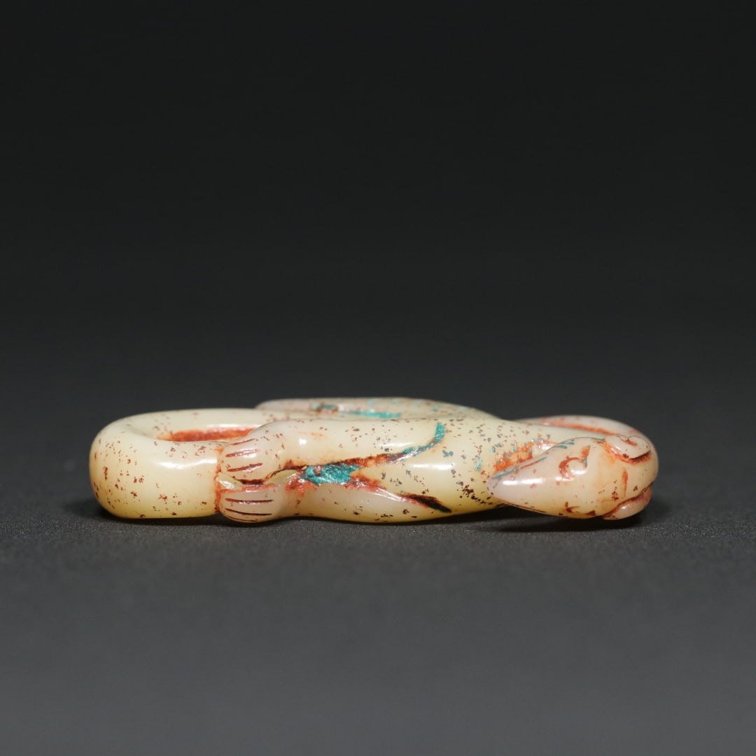 An Exquisite White Jade Phoenix Pendant - 3
