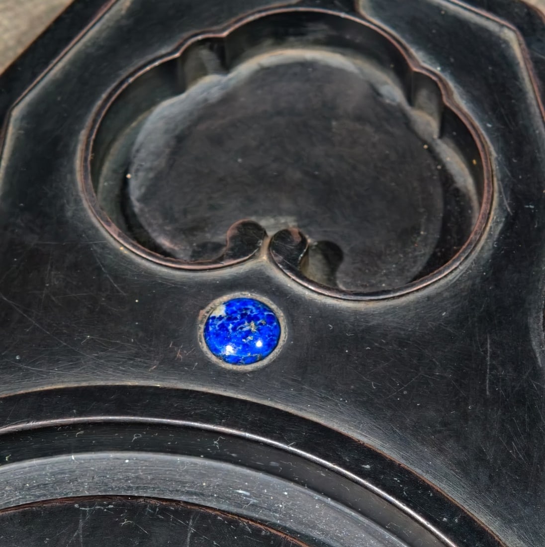 An Exquisite with poem Inkstone - 8