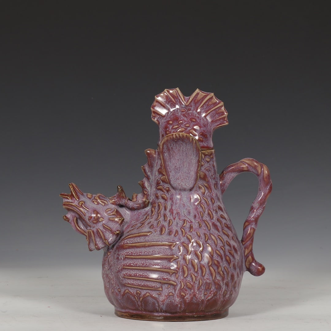 An Exquisite Jun yao Purple Glazed Ewer - 2