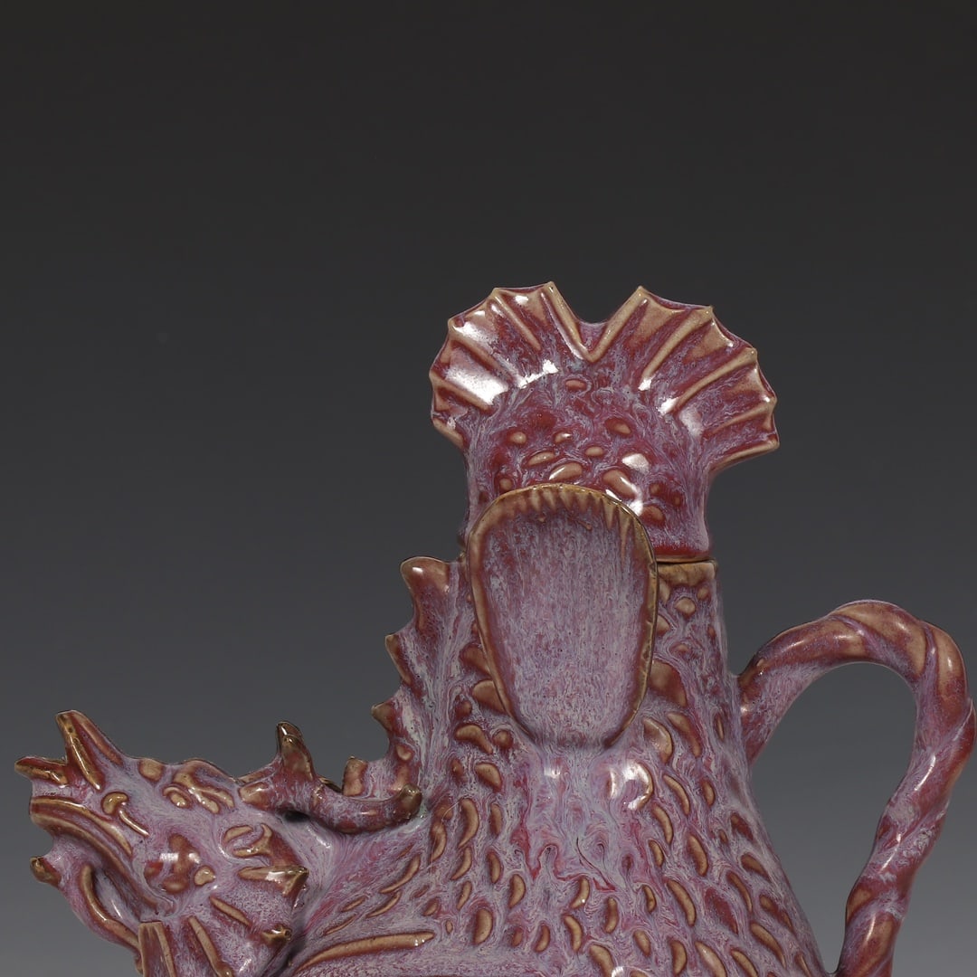 An Exquisite Jun yao Purple Glazed Ewer - 3